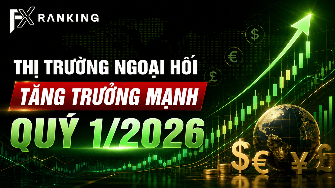 Thị trường ngoại hối tăng trưởng mạnh quý 1/2026
