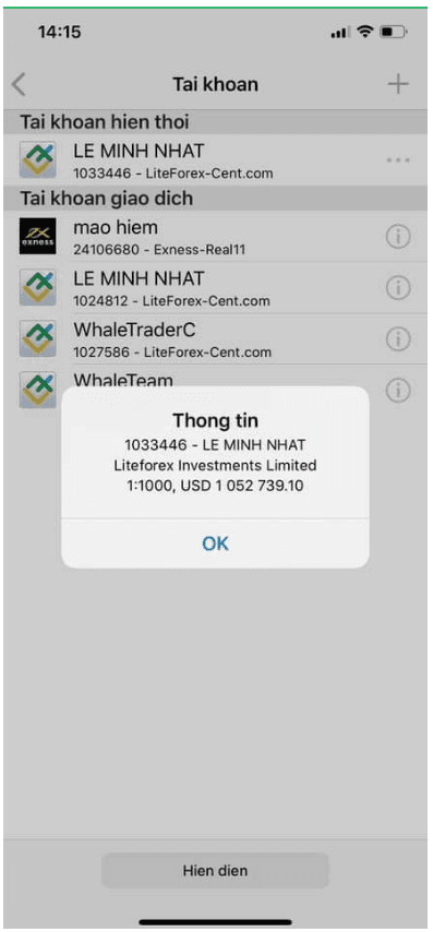 SÀN LITEFFINANCE LỪA ĐẢO TỰ ĐỘNG XÓA TÀI KHOẢN NGƯỜI DÙNG